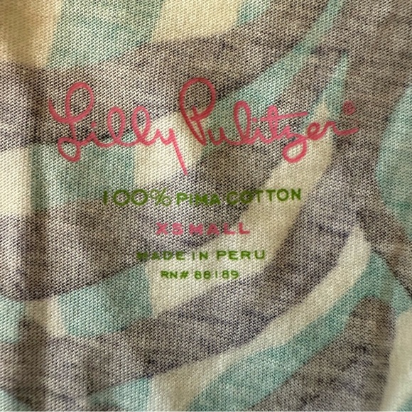 Lilly Pulitzer Blue Green Zebra Print Sheath Dress – Long Sleeves XS 2/$25 - Picture 5 of 9